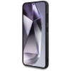 Guess Grained Big 4G Logo Small Classic Logo kietas dėklas, skirtas Samsung Galaxy S25+, rudas