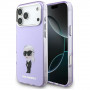 Karl Lagerfeld KLD22568 IML Aquarelle Karl & Choupette & Logo MagSafe dėklas, skirtas Apple iPhone 17 Pro Max, purpurinis