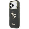 Guess GUE5344 IML 4G Script Metal kietasis dėklas, skirtas Apple iPhone 17 Pro Max, juodas