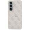Guess GUE005375 4G Embossed Ring MagSafe kietas dėklas skirtas Samsung Galaxy S26+, rožinis