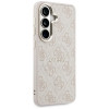 Guess GUE005375 4G Embossed Ring MagSafe kietas dėklas skirtas Samsung Galaxy S26+, rožinis