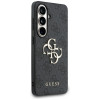 Guess GUE005301 4G Big Metal Logo kietas dėklas, skirtas Samsung Galaxy S26+, juodas