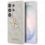 Guess GUE005337 4G Big Metal Logo kietas dėklas, skirtas Samsung Galaxy S26 Ultra, rožinis