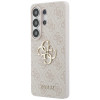 Guess GUE005337 4G Big Metal Logo kietas dėklas, skirtas Samsung Galaxy S26 Ultra, rožinis