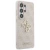 Guess GUE005337 4G Big Metal Logo kietas dėklas, skirtas Samsung Galaxy S26 Ultra, rožinis