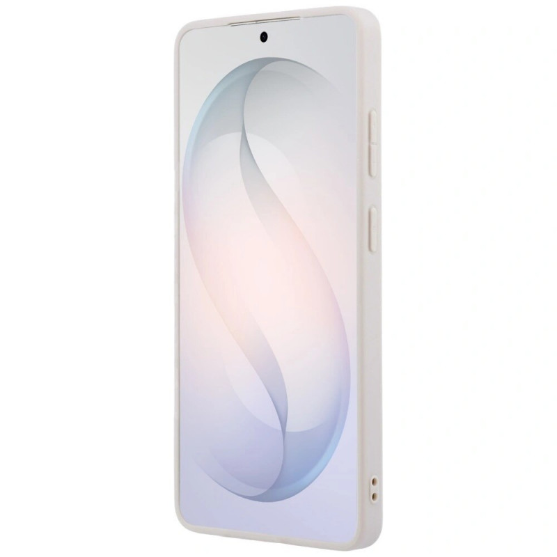 Guess GUE005337 4G Big Metal Logo kietas dėklas, skirtas Samsung Galaxy S26 Ultra, rožinis