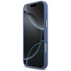 Guess 4G Big 4G Classic Logo Big Strap Metal Buttons dėklas su dirželiu, skirtas Apple iPhone 18 Pro Max / 17 Pro Max, mėlynas