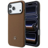Mercedes-Benz Grill Pattern Leather MagSafe dėklas ir kortelių piniginės rinkinys, skirtas Apple iPhone 18 Pro Max / 17 Pro Max, camel