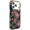 Guess Blossom Roses Print MagSafe dėklas, skirtas Apple iPhone 18 Pro Max / 17 Pro Max, juodas