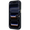 Guess Guess Ring Stand 360 Grained Classic Logo MagSafe dėklas, skirtas Apple iPhone 18 Pro / 17 Pro, juodas