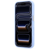 Guess Ring Stand 360 Grained Classic Logo MagSafe dėklas, skirtas Apple iPhone 18 Pro / 17 Pro, šviesiai mėlynas