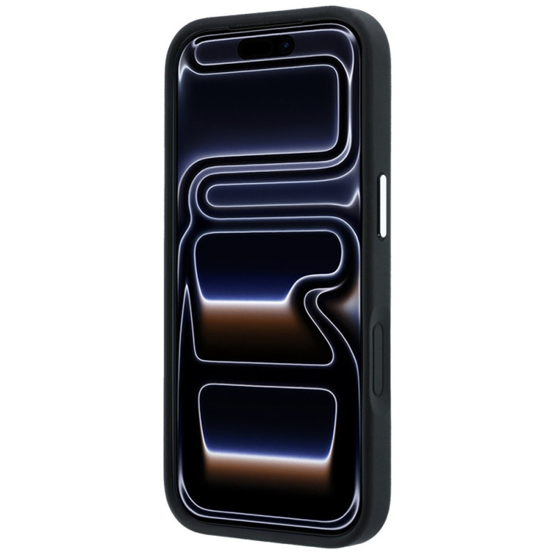 Karl Lagerfeld Ring Stand 360 Saffiano Classic Logo MagSafe dėklas, skirtas Apple iPhone 18 Pro / 17 Pro, juodas (KF003179)