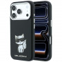 Karl Lagerfeld Smooth Choupette Sketch MagSafe dėklas, skirtas Apple iPhone 18 Pro Max / 17 Pro Max, juodas