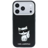 Karl Lagerfeld Smooth Choupette Sketch MagSafe dėklas, skirtas Apple iPhone 18 Pro Max / 17 Pro Max, juodas