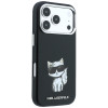 Karl Lagerfeld Smooth Choupette Sketch MagSafe dėklas, skirtas Apple iPhone 18 Pro Max / 17 Pro Max, juodas
