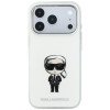Karl Lagerfeld IML Ikonik Sketch Print MagSafe dėklas, skirtas Apple iPhone 18 Pro Max / 17 Pro Max, smėlio spalvos (KLD22794)