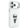Karl Lagerfeld IML Ikonik Sketch Print MagSafe dėklas, skirtas Apple iPhone 18 Pro Max / 17 Pro Max, smėlio spalvos (KLD22794)