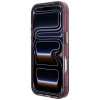 Karl Lagerfeld Peekaboo Logo MagSafe dėklas, skirtas Apple iPhone 18 Pro / 17 Pro, bordo spalvos
