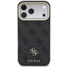 Guess 4G dėklas su pinigine, MagSafe, skirtas Apple iPhone 18 Pro Max / 17 Pro Max, juodas