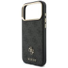Guess 4G dėklas su pinigine, MagSafe, skirtas Apple iPhone 18 Pro / 17 Pro, rudas