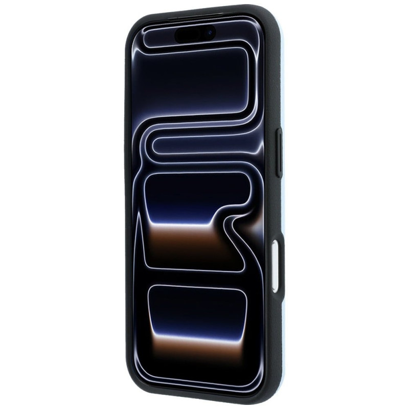 BMW Kevlar Metal Logo MagSafe dėklas, skirtas Apple iPhone 18 Pro Max / 17 Pro Max, mėlynas