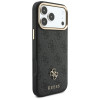 Guess 4G dėklas su pinigine ir pakabuku, MagSafe, skirtas Apple iPhone 18 Pro / 17 Pro, rudas