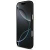 Guess 4G Triangle Logo MagSafe dėklas, skirtas Apple iPhone 18 Pro Max / 17 Pro Max, juodas auksinis