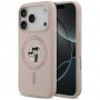 Karl Lagerfeld silikoninis Karl&Choupette Ring MagSafe dėklas, skirtas Apple iPhone 18 Pro / 17 Pro, juodas