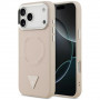 Guess Triangle Logo MagSafe dėklas, skirtas Apple iPhone 18 Pro Max / 17 Pro Max, rožinis