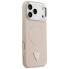 Guess Triangle Logo MagSafe dėklas, skirtas Apple iPhone 18 Pro Max / 17 Pro Max, rožinis
