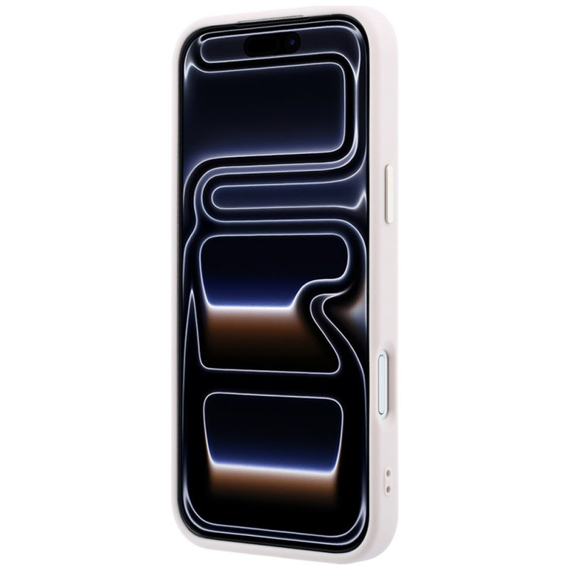 Guess Guess Saffiano Small 4G & Classic Logo MagSafe dėklas, skirtas Apple iPhone 18 Pro / 17 Pro, rožinis