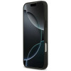 Guess Guess 4G Double Card Triangle dėklas, skirtas Apple iPhone 18 Pro Max / 17 Pro Max, juodas