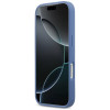 Guess 4G Double Card Triangle dėklas, skirtas Apple iPhone 18 Pro / 17 Pro, mėlynas
