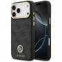 Guess 4G Strass Logo MagSafe dėklas Apple iPhone 18 Pro Max / 17 Pro Max, juodas