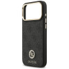 Guess 4G Strass Logo MagSafe dėklas Apple iPhone 18 Pro Max / 17 Pro Max, juodas