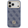 Guess Guess 4G Strass Logo MagSafe dėklas, skirtas Apple iPhone 18 Pro Max / 17 Pro Max, mėlynas