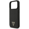 Guess Croco Triangle Logo MagSafe dėklas, skirtas Apple iPhone 18 Pro / 17 Pro, juodas