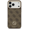 Guess Guess 4G Strass Logo MagSafe dėklas, skirtas Apple iPhone 18 Pro Max / 17 Pro Max, rudas