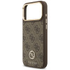 Guess Guess 4G Strass Logo MagSafe dėklas, skirtas Apple iPhone 18 Pro Max / 17 Pro Max, rudas