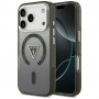Guess Guess IML Gradient Triangle Logo MagSafe dėklas, skirtas Apple iPhone 18 Pro Max / 17 Pro Max, juodas
