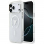 Guess IML Gradient Triangle Logo MagSafe dėklas, skirtas Apple iPhone 18 Pro Max / 17 Pro Max, permatomas