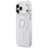 Guess IML Gradient Triangle Logo MagSafe dėklas, skirtas Apple iPhone 18 Pro Max / 17 Pro Max, permatomas