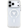 Guess IML Gradient Triangle Logo MagSafe dėklas, skirtas Apple iPhone 18 Pro Max / 17 Pro Max, permatomas