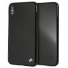 BMW BMHCI65MBC Signature Carbon kietasis dėklas Apple iPhone XS Max, juodas