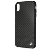 BMW BMHCI65MBC Signature Carbon kietasis dėklas Apple iPhone XS Max, juodas