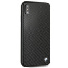 BMW BMHCI65MBC Signature Carbon kietasis dėklas Apple iPhone XS Max, juodas