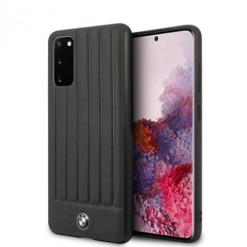 BMW BMHCS62POCBK Signature kietasis dėklas skirtas Samsung Galaxy S20, juodas