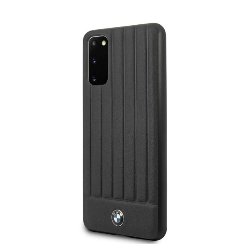 BMW BMHCS62POCBK Signature kietasis dėklas skirtas Samsung Galaxy S20, juodas