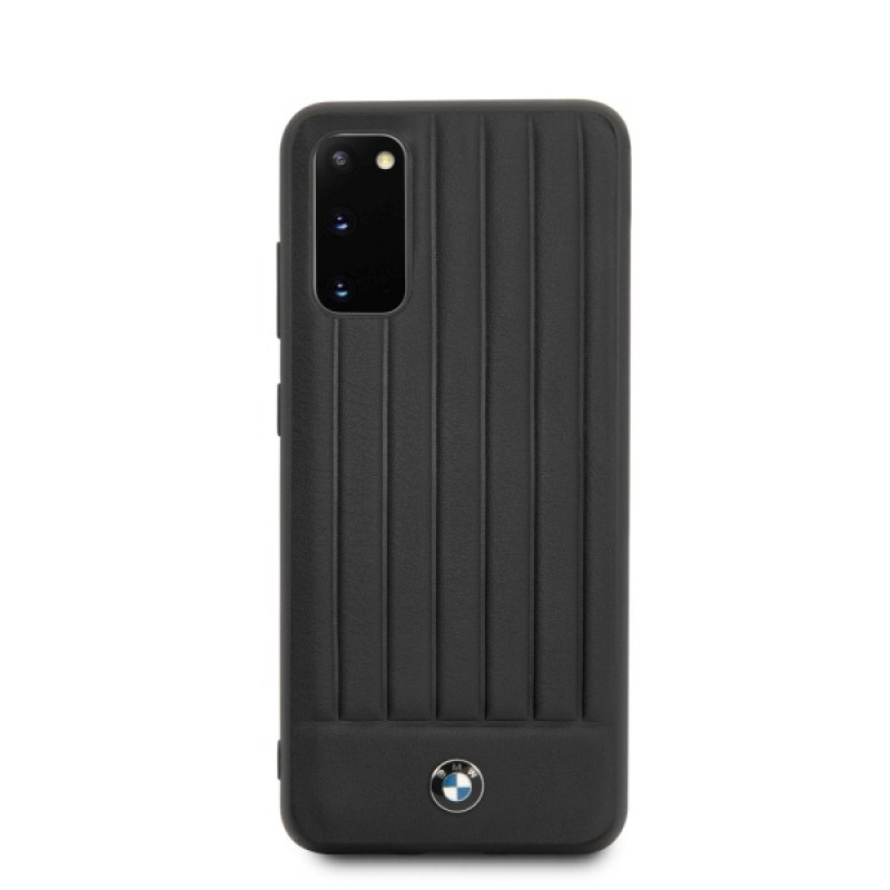 BMW BMHCS62POCBK Signature kietasis dėklas skirtas Samsung Galaxy S20, juodas