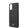 BMW BMHCS62POCBK Signature kietasis dėklas skirtas Samsung Galaxy S20, juodas